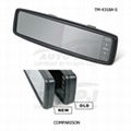 New Slim Universal Reversing Mirror Monitor (TM-4318A-S) 2