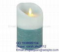 LED Candles Round Pillar Real Wax Candles 5/7/9 Inch