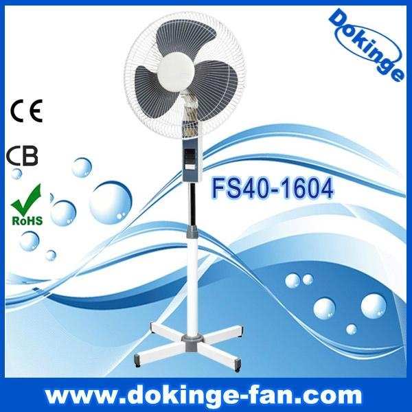 2013 new model 16" stand fan with light and new PP body