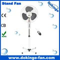 New PP body 16" stand fan with remote control 1