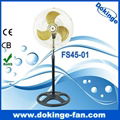 100% copper wire 18 inch Industrial Stand Fan With Iron blade