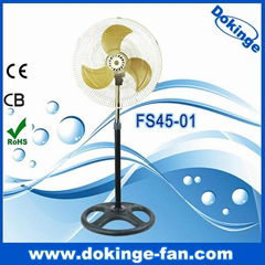 100% copper wire 18 inch Industrial Stand Fan With Iron blade