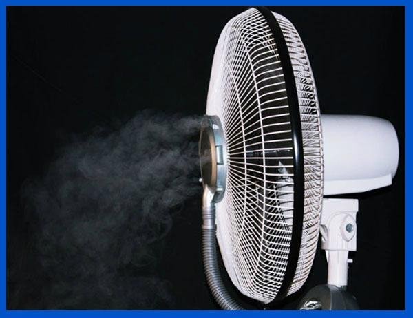 16 inch water spray mist fan with remote control 2