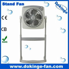 ABS body material 12" box fan with stand