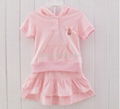 Pink Angel Hoodie Dress Set