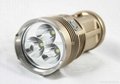 3*Cree XM-L T6 LED Flashlight