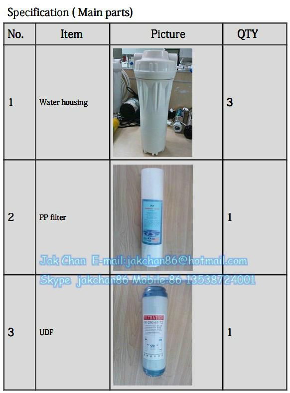 6 stage water filter with UV lamp 2