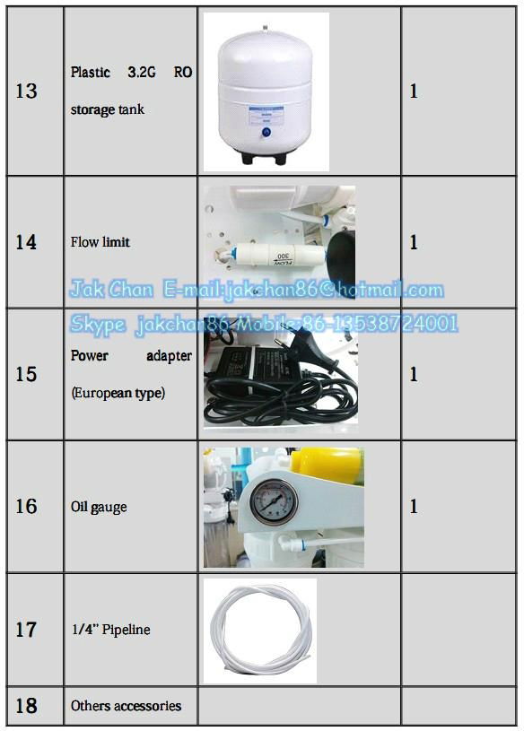6 stage water filter with UV lamp 5