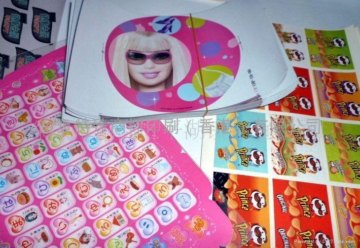 Self-adhesive color stickers 4