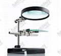 Soldering Iron Stand Alligator Clip Tool Magnifier 2