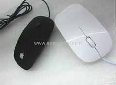 Apple Scroll Wheel 3D Cable USB Optical Laptop Notebook PC Notebook Mouse Mice 