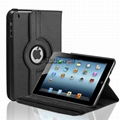 Rotatable 360 Degree Stand Leather Case For Apple Ipad Mini  1