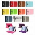 Rotatable 360 Degree Stand Leather Case For Apple Ipad Mini  5