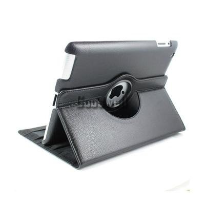 For ipad leather case with 360 degree rotating