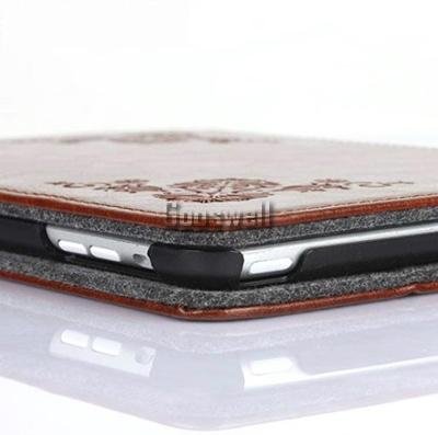high quality leather case for Apple ipad mini 2