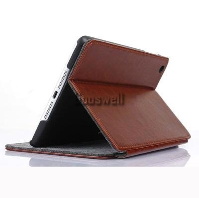 high quality leather case for Apple ipad mini 3