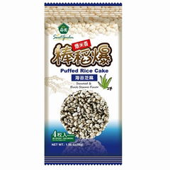 Puffed Rice Cake- Seaweed & Black Sesame Flavor