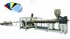 GPPS,PMMA,PC board,plate,sheet co-extrusion line 