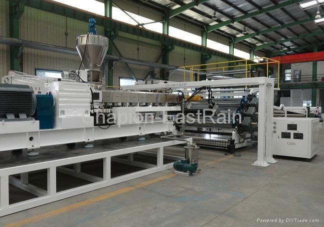 EVA,PVC,PS,PE carpet production line