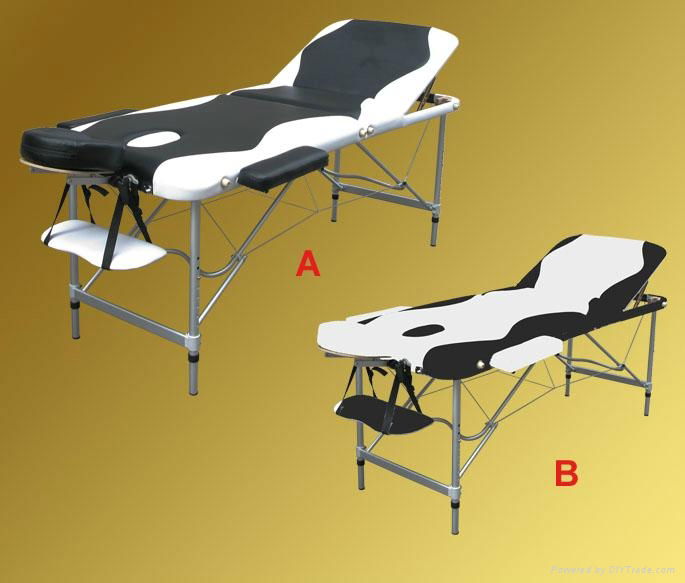 portable 3-section aluminum massage table 2