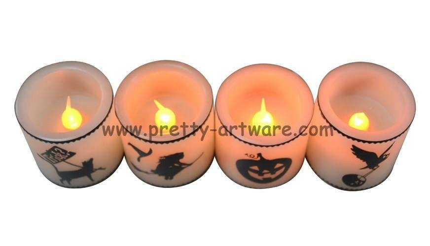 Halloween Decal LED Candle Light 2