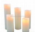 5pc set flameless bone wax LED candle