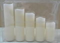 5pc set flameless bone wax LED candle 3