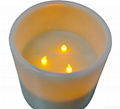 Bright Pillar Wax LED Candle 2