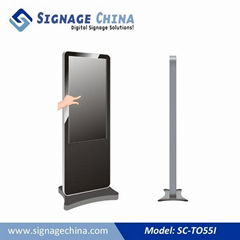 SC-TO55I Simple Digital Signage Equipment of Floor Standing Touch PC