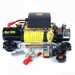 synthetic rope winch 12000lb