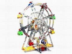 DIY 3D metal  Ferris wheel model puzzle blocks intelligent jigsaw toys