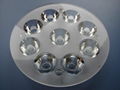 Injection mold for LED lenses