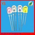 ROHS CE approved 5mm led round straw hat  3