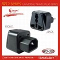 2013 TOP SALE IEC Male Plug With Universal Socket&Safety Shutter(WD-320) 