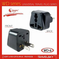 USA Travel Adapter with CE ROHS Approved (WD-6)