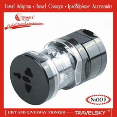 2013 HOTEST travel plug for Travelers as promotion gift for 150 countries'use