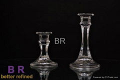 crtstal,glass candle holders,candlestick