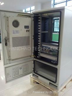 Outdoor battery cabinet air conditioner