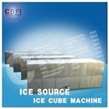Large stainless steel ice cube machine for edible 4