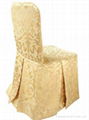 jacquard  chair cover with buckle