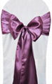 satin chair sash and 100% polyester  2