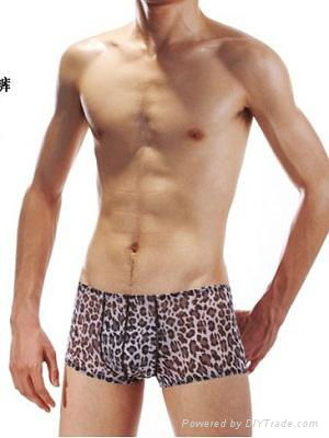 Slim Leopard Sheer Men's Boxer Brief