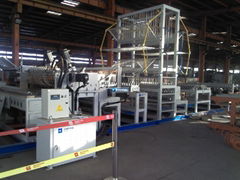 Mine timbering mesh welding machine