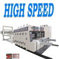 High speed corrugated cardboard printer slotter die cutter machine 1