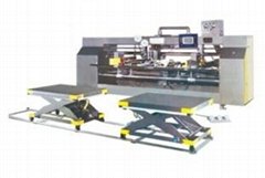 Semi automatic stitching machine 2 pieces cardboards 