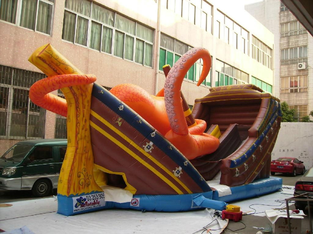 Giant Kraken Inflatable Slide (XRSL-02)