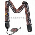 The leather head Sublimation guitar strap 5