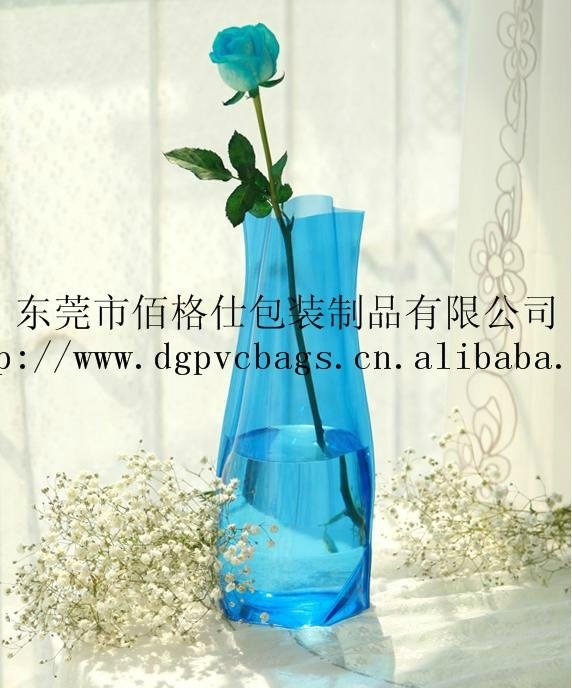 pvc塑料花瓶 3