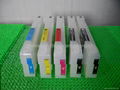 For Epson 9700 ink cartridge with resettable chips & Chip resetter 1