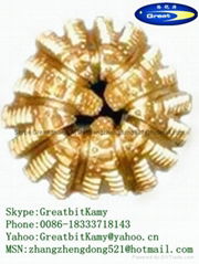 Thermal stable polycrystalline drill bit